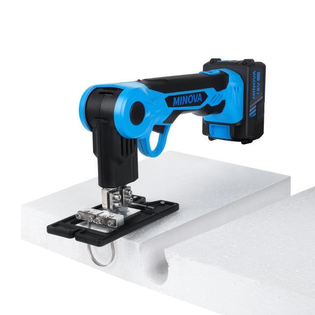 MINOVA Cordless rotatable hot knife foam cutter with air-cooling