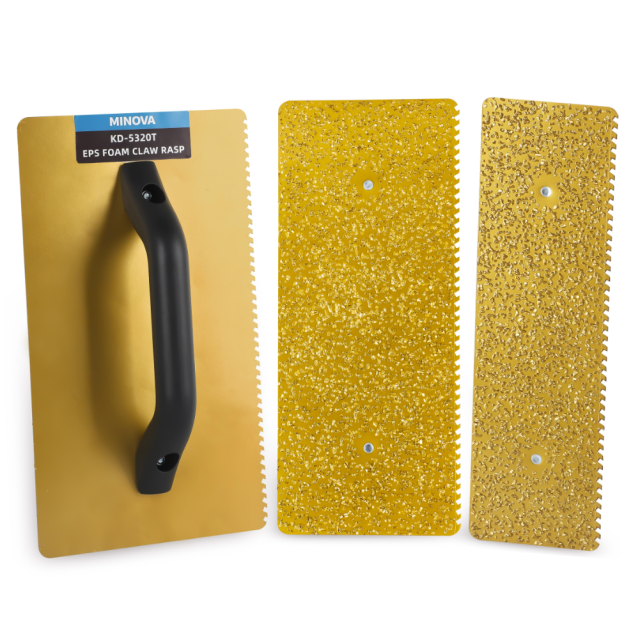 MINOVA rasp for grinding roughening eifs eps foam walls