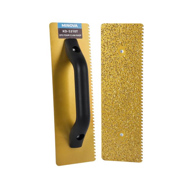 MINOVA rasp for grinding roughening eifs eps foam walls