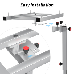 MINOVA scaffolding turntable for supporting insulation panels