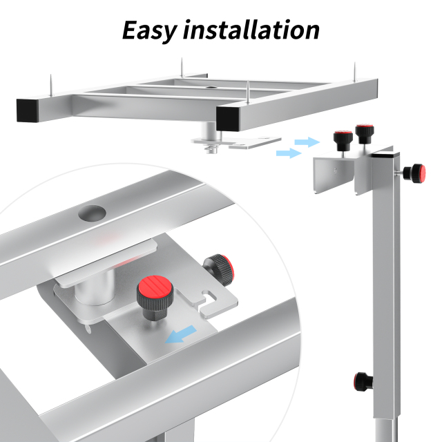 MINOVA scaffolding turntable for supporting insulation panels