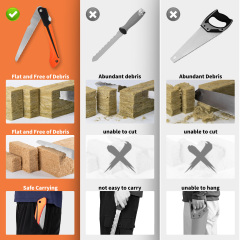 Faltbares Dämmstoffmesser