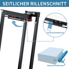 Styroporschneider MODELL 8 PROFI 260 Watt / 1.300mm Komplettes Set