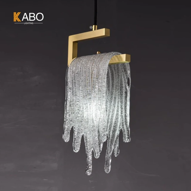 Nordic glass chandelier hanging lamp living room bedroom light dining room restaurant led luxury modern pendant light