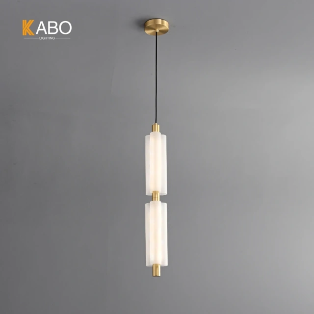 Postmodern Light Luxury Long Strip Dining Room Bedroom Bedside bar hotel home decorative chandelier hanging lamp