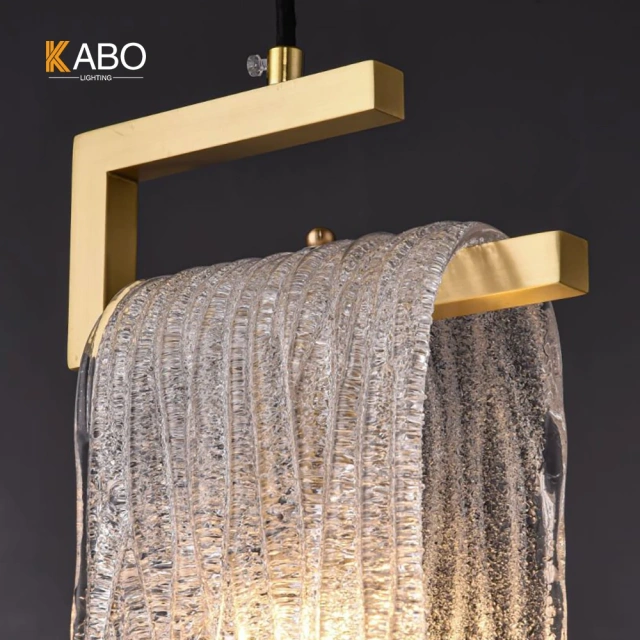 Nordic glass chandelier hanging lamp living room bedroom light dining room restaurant led luxury modern pendant light