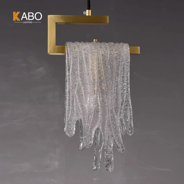 Nordic glass chandelier hanging lamp living room bedroom light dining room restaurant led luxury modern pendant light