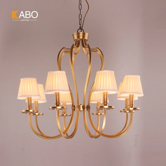 Factory direct sale copper light Nordic showroom living room pendant lamp