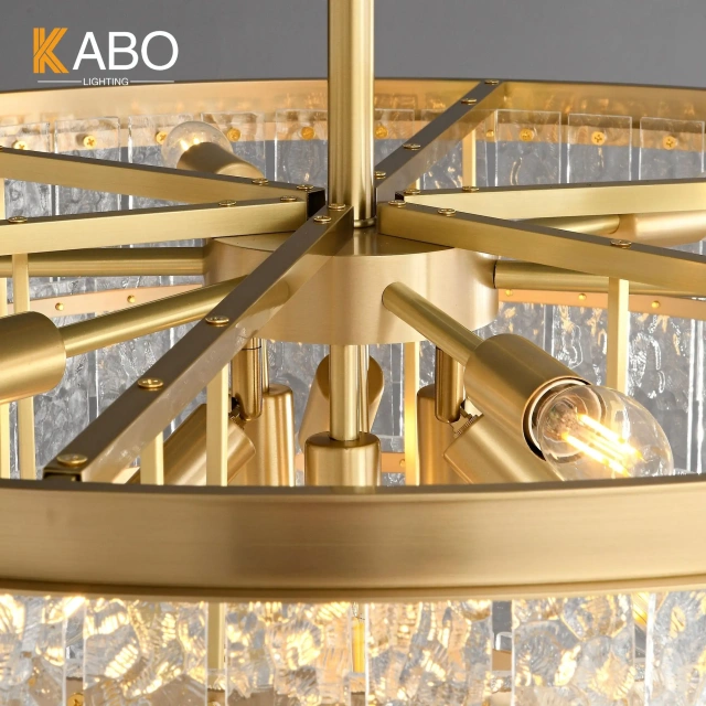 Kabo brass chandelier lighting designer stylish with textured glass chandeliers ceiling luxury brass