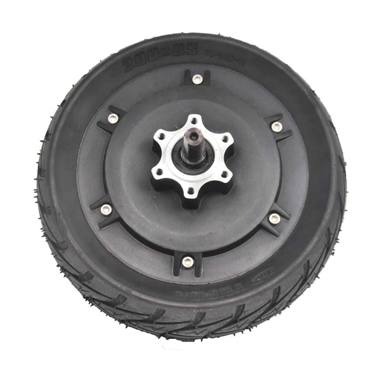 8-Inch Wheel Hub Motor, 48V 1000W, 200x85mm, Single or Dual Shaft, for Electric Scooter Engines