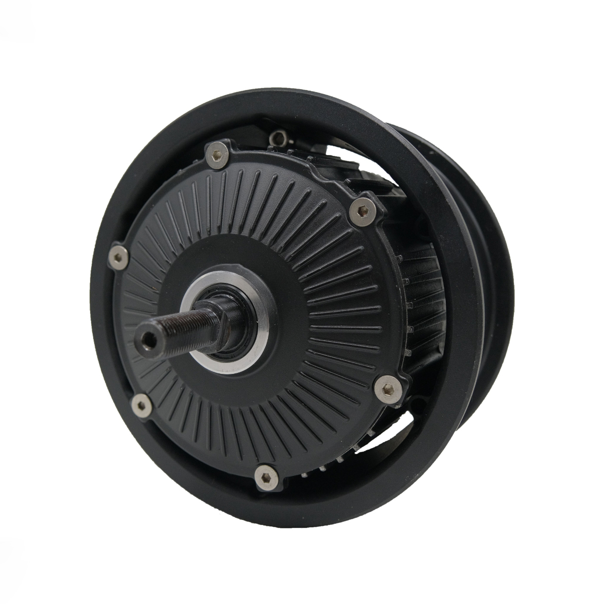 8.5-Inch 2000W Brushless Gearless Electric Scooter Hub Motor (48-72V, Single/Dual Shaft)