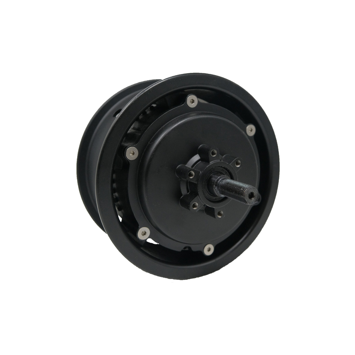 8.5-Inch 2000W Brushless Gearless Electric Scooter Hub Motor (48-72V, Single/Dual Shaft)