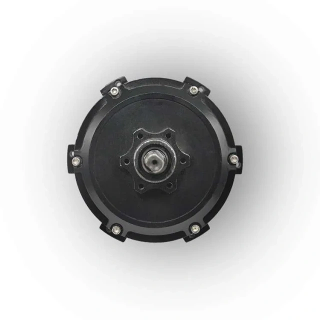 6000w tubeless detached rim scooter motor 170km/h 60-120v 75mm height magnetics