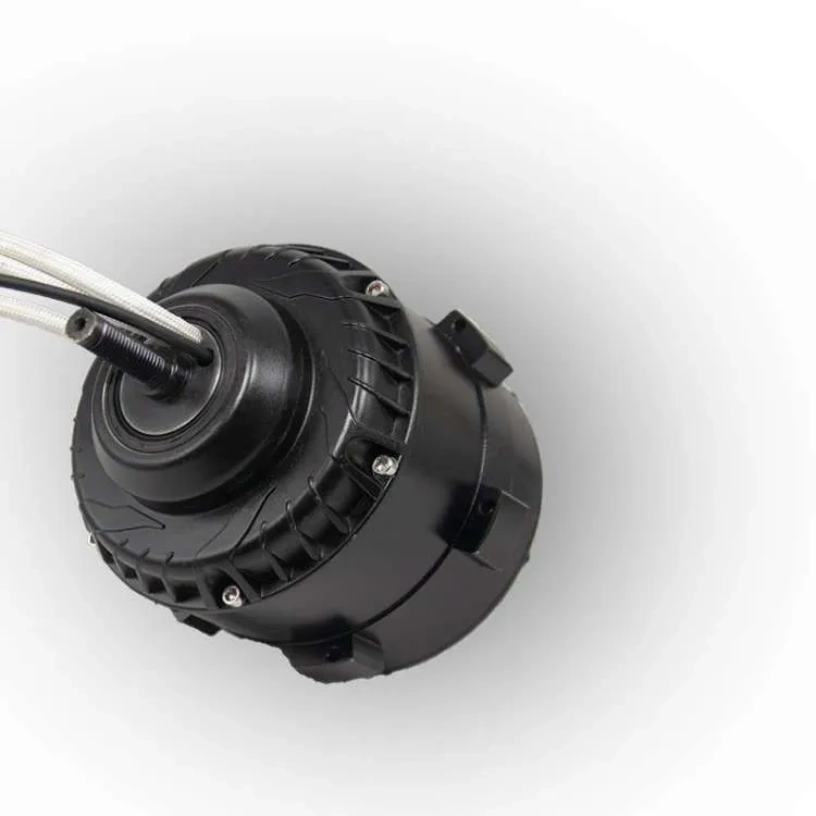 6000w tubeless detached rim scooter motor 170km/h 60-120v 75mm height magnetics