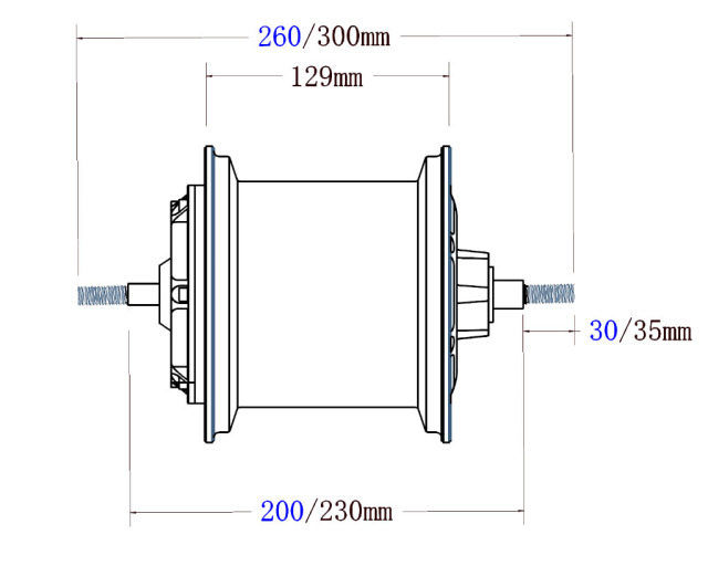 13/15inch 120V 8000w electric scooter motor 120km/h 120nm super fat