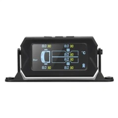 Tyre Pressure Monitoring System for Trucks Ip67 Waterproof 6 Wheels Tpms Truck 116psi 217Psi Optional Usb and Solar Internal