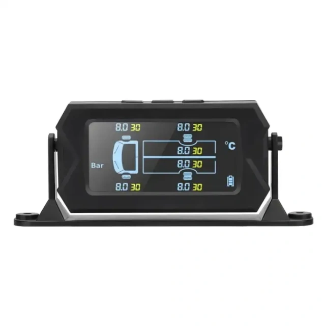 Tyre Pressure Monitoring System for Trucks Ip67 Waterproof 6 Wheels Tpms Truck 116psi 217Psi Optional Usb and Solar Internal