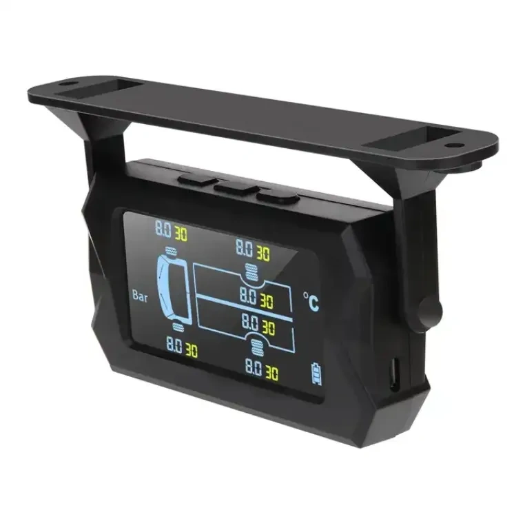 Tyre Pressure Monitoring System for Trucks Ip67 Waterproof 6 Wheels Tpms Truck 116psi 217Psi Optional Usb and Solar Internal