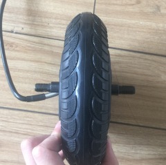 6.5 inch brushless gear motor baby carriage robot handling equipment large torque non-marking wear-resistant tire