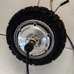 10 inch brushless gear hub motor for transport vehicle motor off-road grass anti-skid large torque encoder