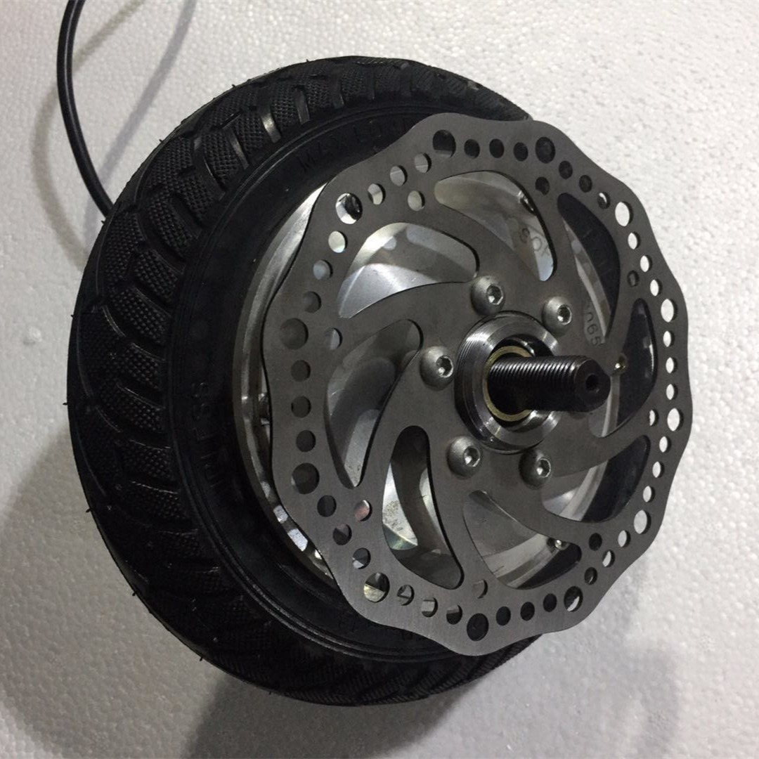 8 inch brushless gear motor baby stroller robot bumper car motorcycle motor disc brake high torque