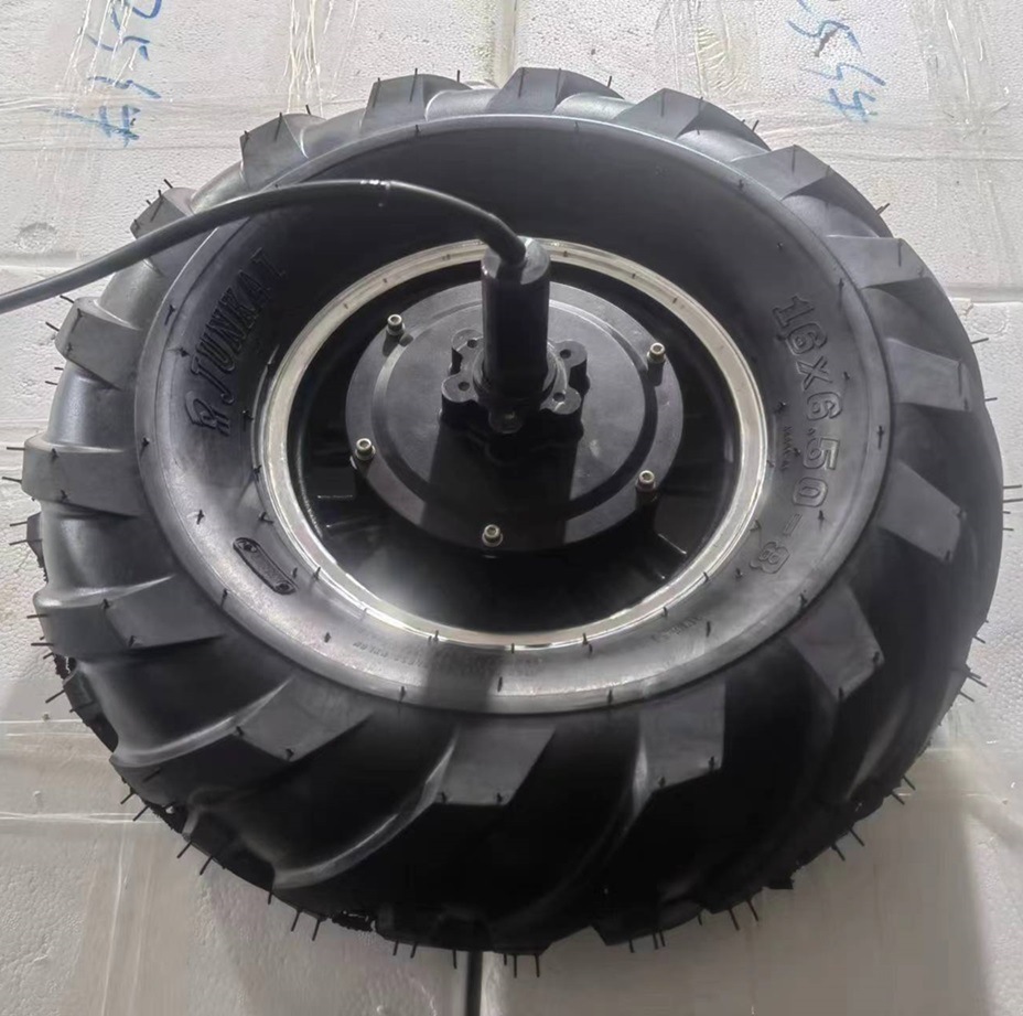 16 inch electric tool vehicle motor with gears, high torque, agricultural machinery motor, lawn mower motor, single-side shaft