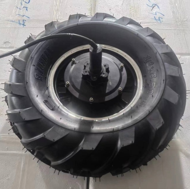16 inch electric tool vehicle motor with gears, high torque, agricultural machinery motor, lawn mower motor, single-side shaft