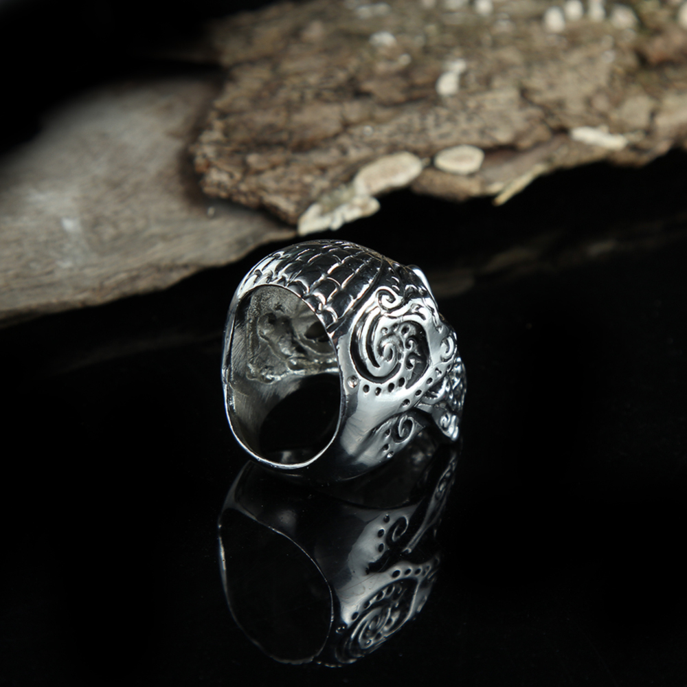 Graduation Kpop Bijoux Male 2016 Brand Silver Biker Skull Rings Punk Jewelry Accessories for Men and Women