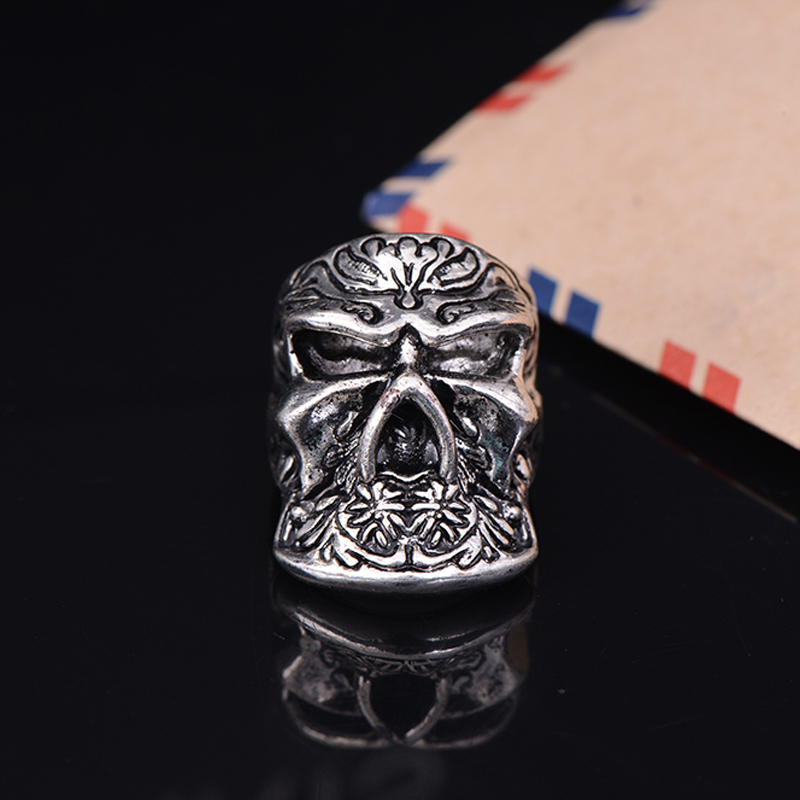 EVBEA Drop Ship Big Punk Biker Skull Ring For Man Biker Rings Unique Punk Men Cool Jewelry Vintage Jewelry