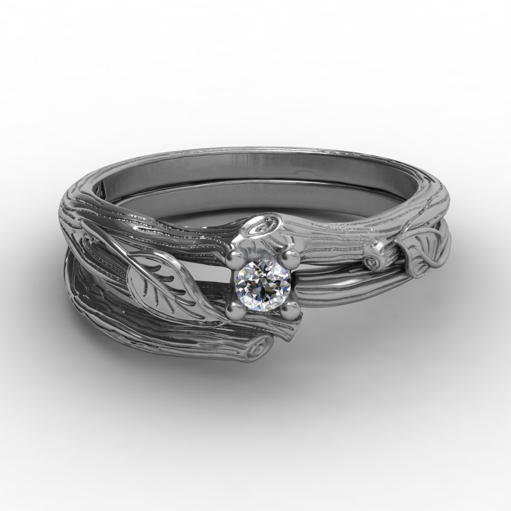 Punk Style Ring Wedding Ring Set Silver Punk Rings Jewelry for Women