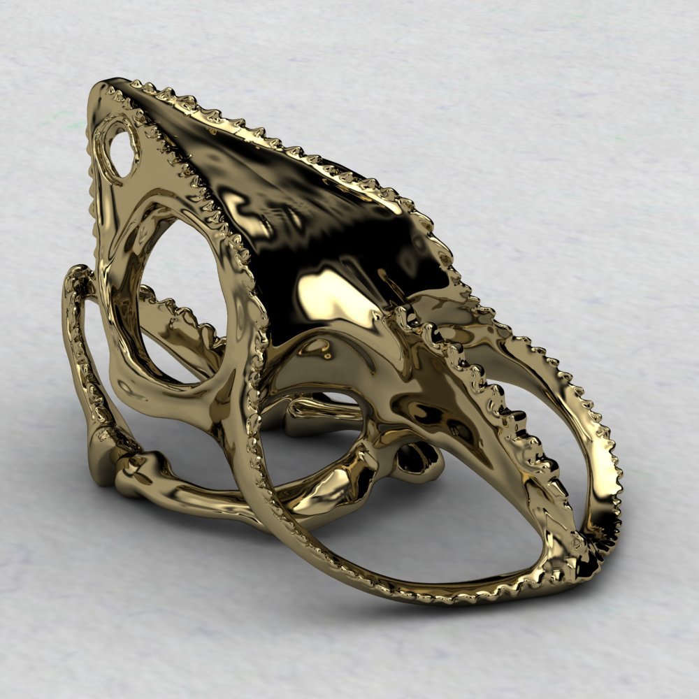 Life Size Bronze Chameleon Lizard Skull Adjustable Size 6-9 Finger Ring 2017 Popular Punk Gothic Jewelry Ring