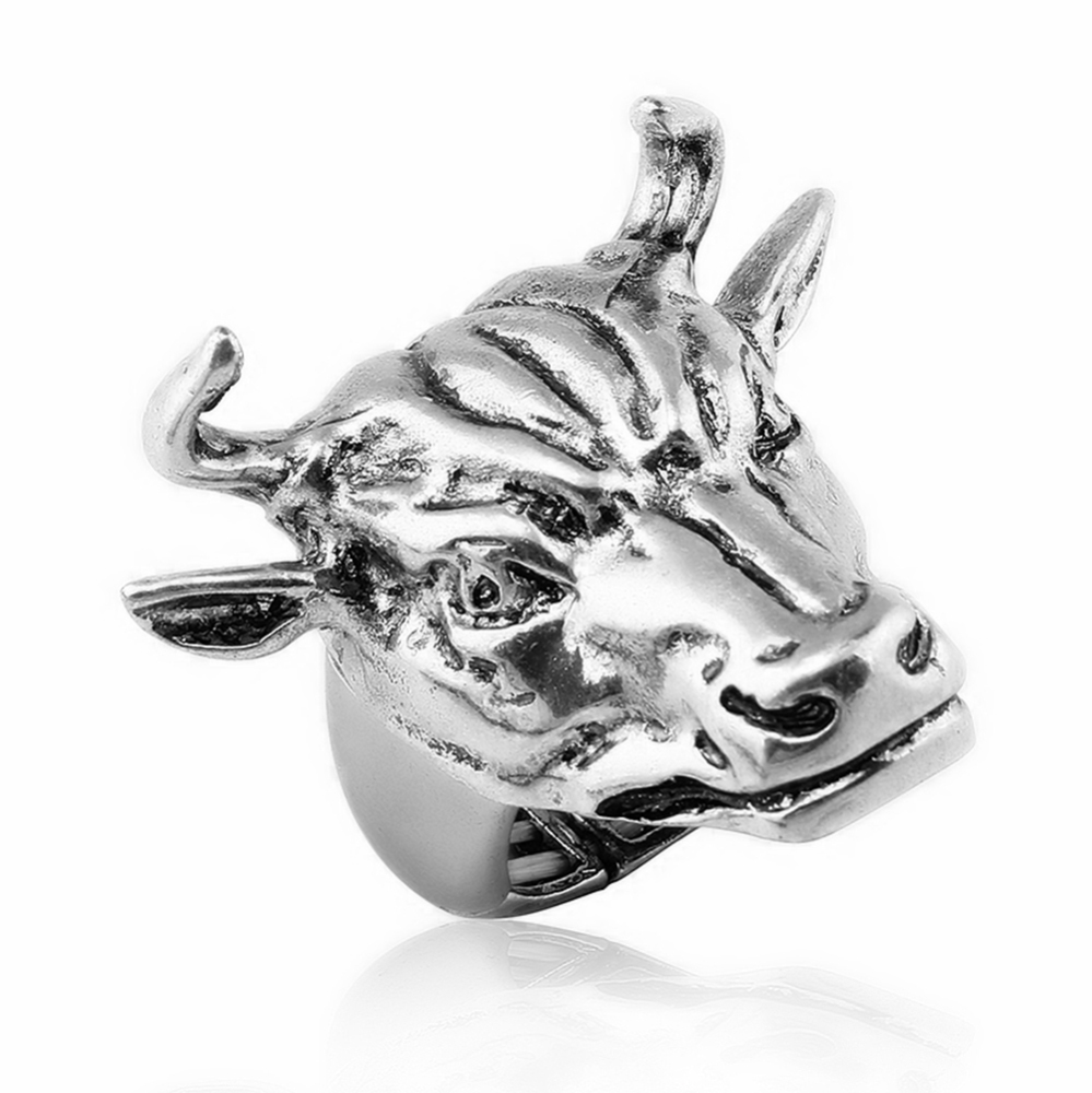 Wholesale Hip Hop Rock Silver Large Size Couple RingsParty Men 's Jewelry Accessories