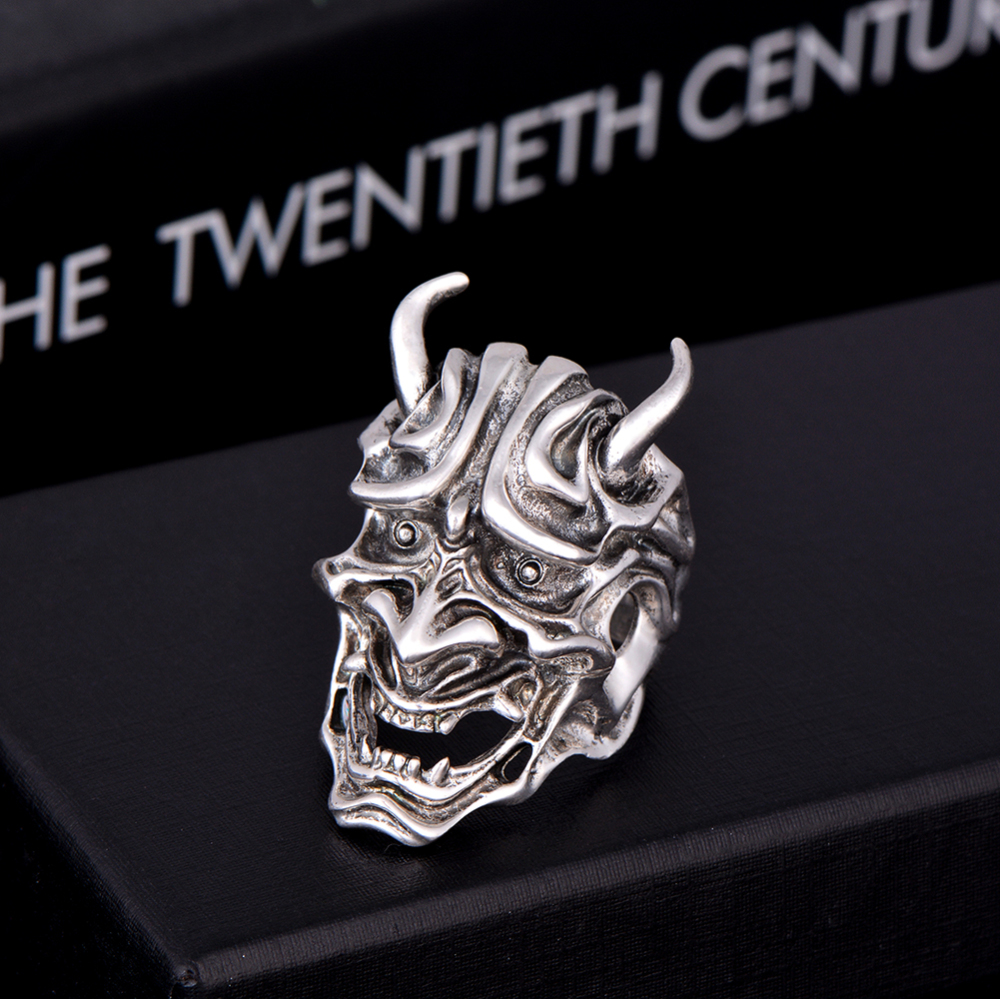 Graduation Cool Hip Hop Punk Skull Big Adjustable Rotating Bikers Bible Rings Men's & boys' Jewelry