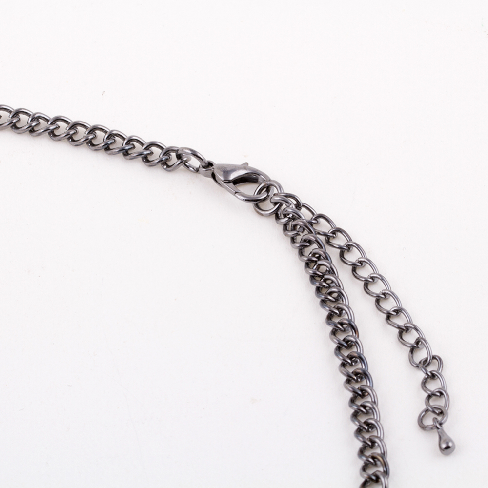 Wedding Gift Multi layer Crystal Long Skull Necklaces Hip Hop Party Collar Chain Chokers for Women's Fashion Jewelry Accessories