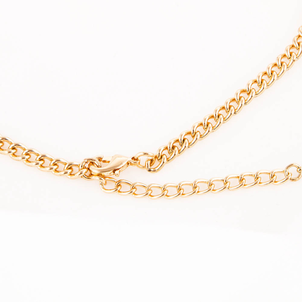 Wedding Gift Multi layer Crystal Long Skull Necklaces Hip Hop Party Collar Chain Chokers for Women's Fashion Jewelry Accessories