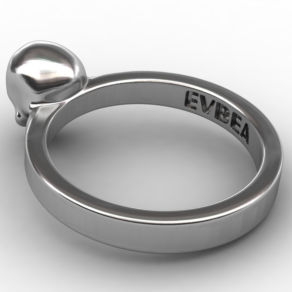 EVBEA Fashion Skull Biker Ring,Gothic Jewelry