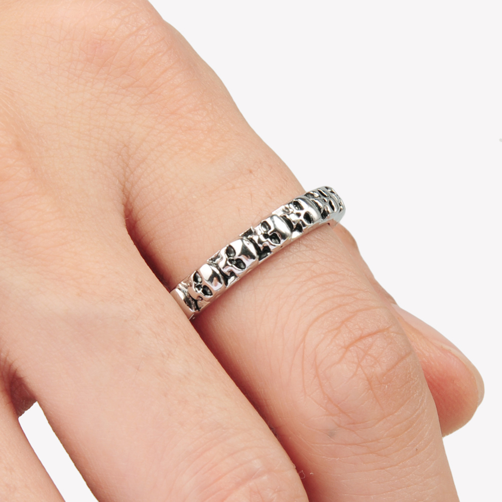 Men's Fashion Skull Biker Ring,Gothic&Punk Style Jewelry