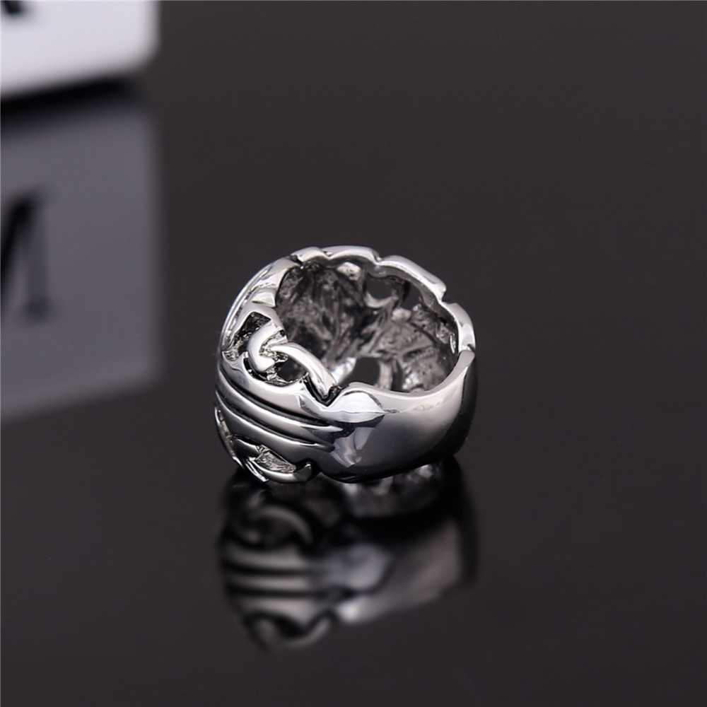 Men's Fashion Biker Skull ring Gothic&Punk Style Jewelry