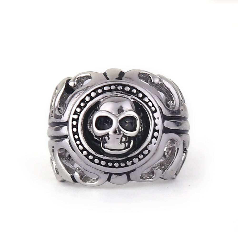 Men's Fashion Biker Skull ring Gothic&Punk Style Jewelry