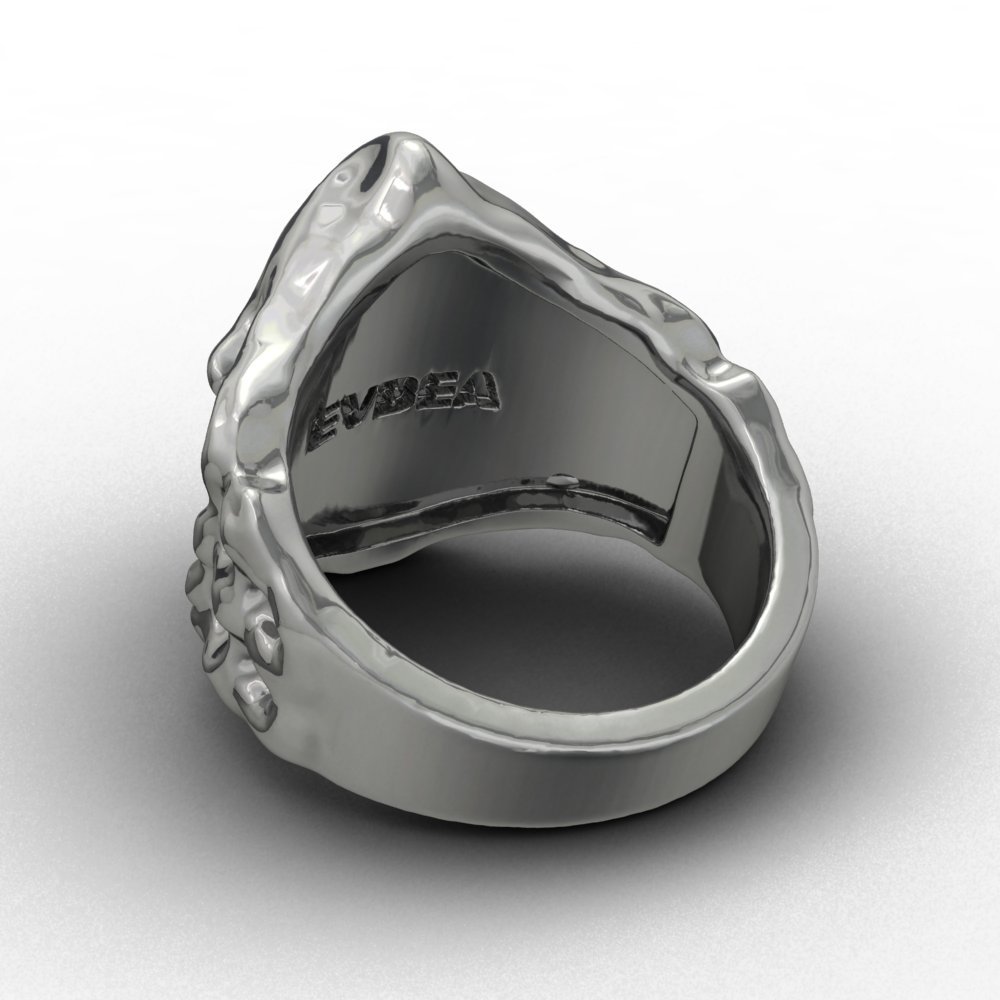 Vintage Punk Skull Biker Ring For Men Gothic Style Jewelry