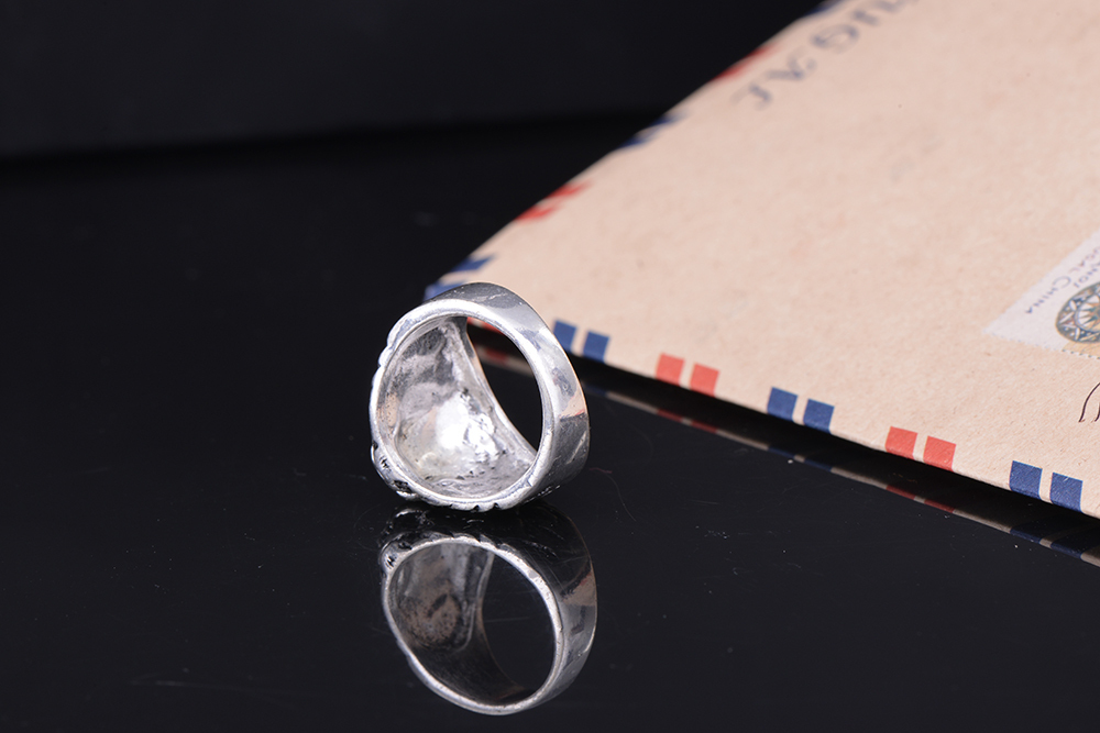 Vintage Men's Punk Lion Ring Biker and Gothic Jewelry