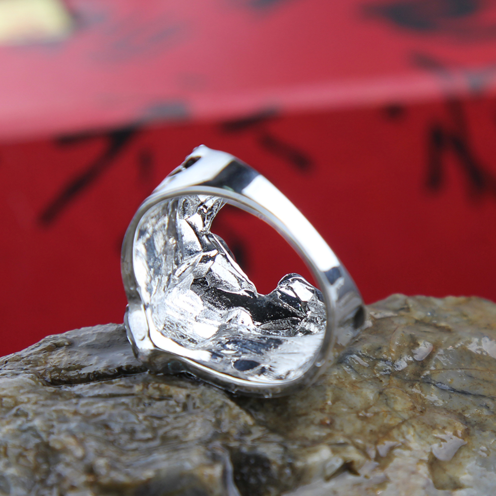 Stainless Bull Unique Engagement Part Ring