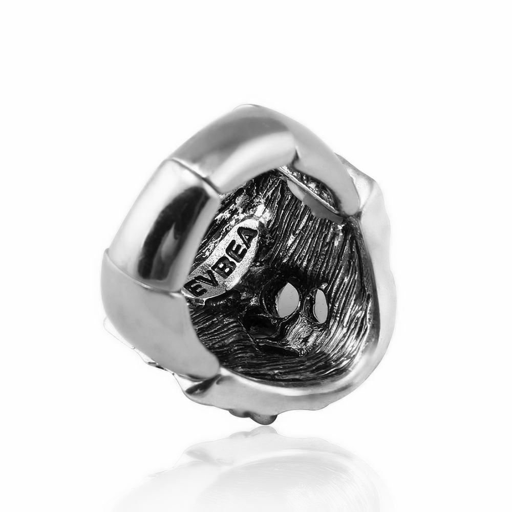 Forehead with love skull ring gothic 2017 new punk rock party rings