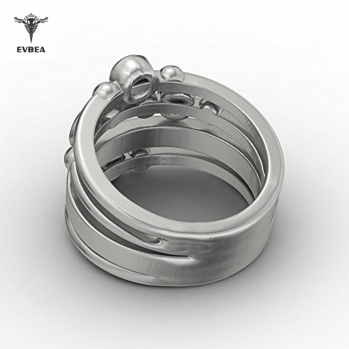 Wide Opal Ring Womens Antique Statement Layered Thumb Rings