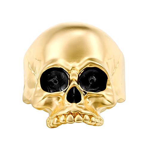 EVBEA Big Punk Biker Skull Ring For Man Stainless Steel Unique Punk Men Cool Jewelry Vintage Jewelry