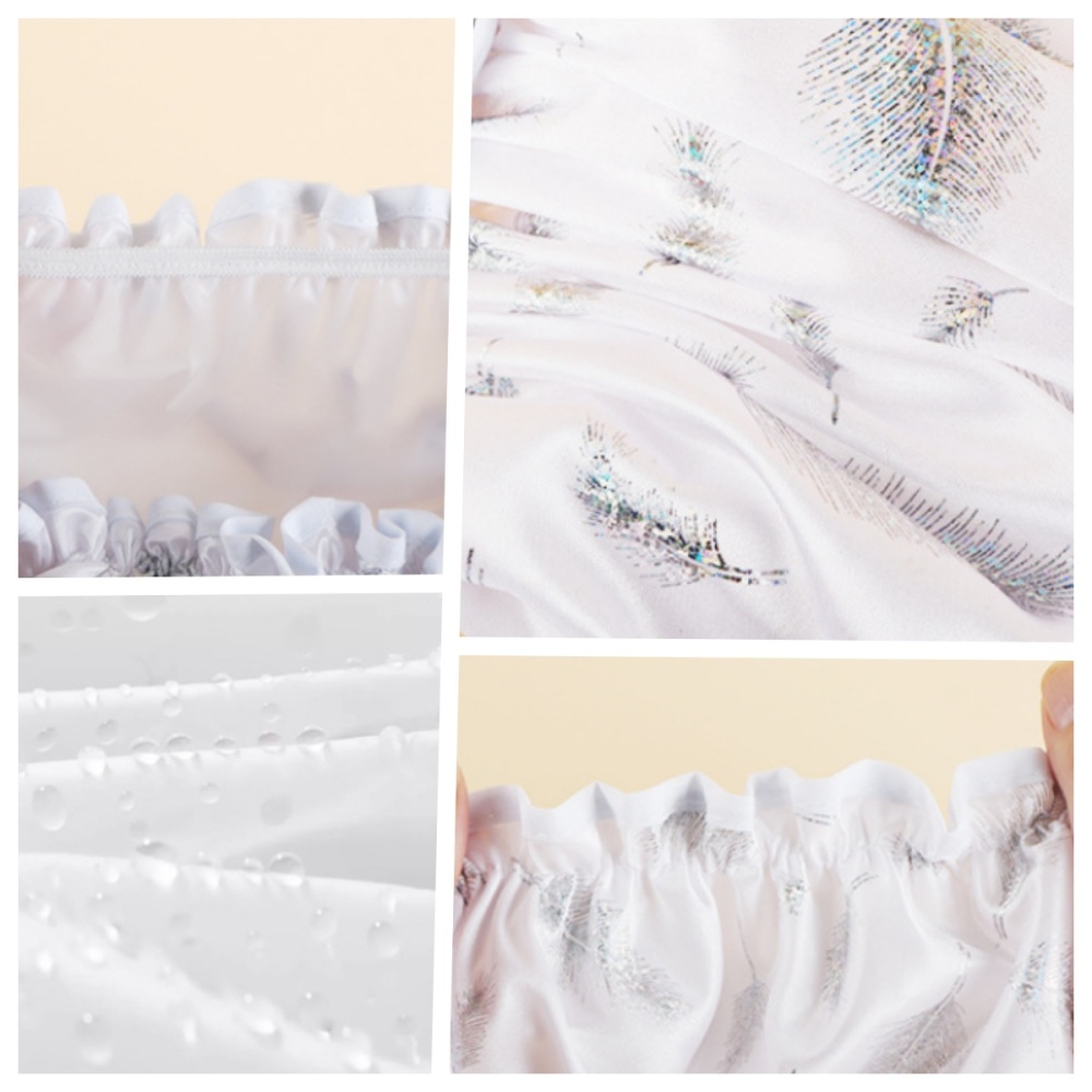 SEDEX Shower Caps for Women Waterproof Elastic Bath Cap Reusable Soft Bathing Hat for Most Heads Size