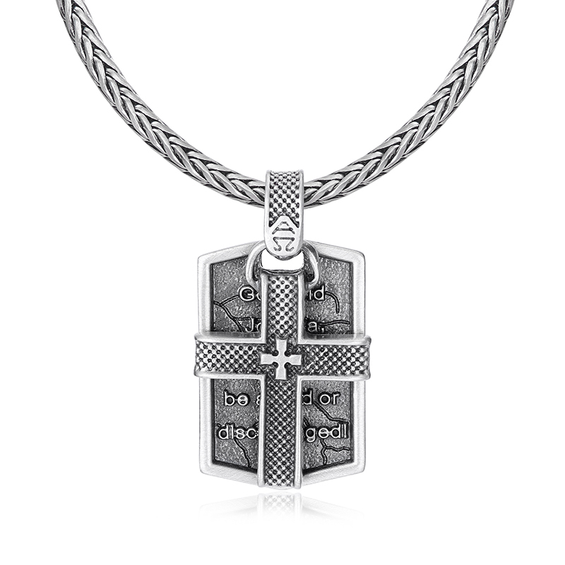 EVBEA Cross Square Pendant Necklace
