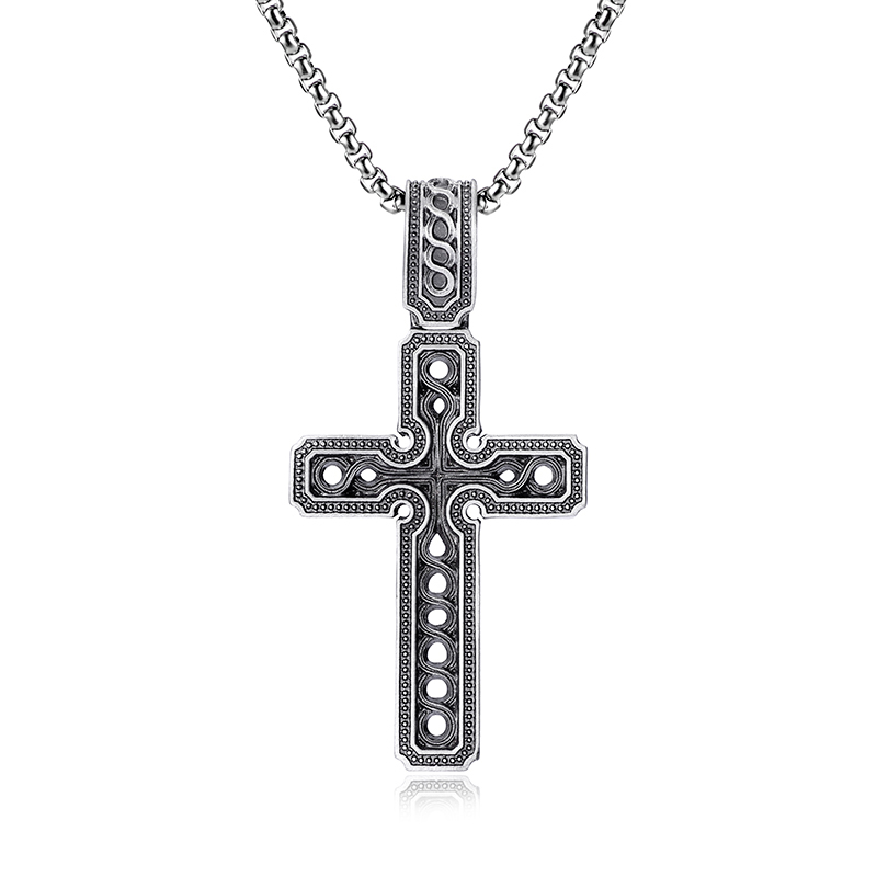 EVBEA Hollow Cross Pendant Necklace