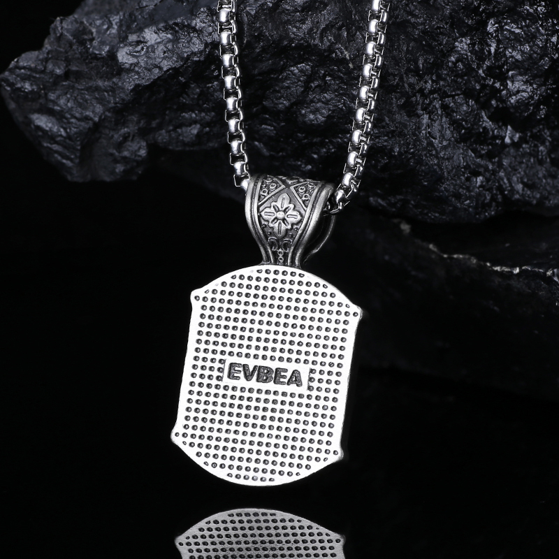 EVBEA Cross square pendant necklace