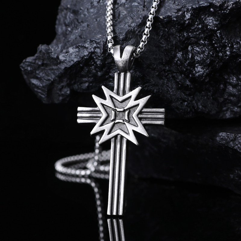 EVBEA Chain Necklace for Men Cross